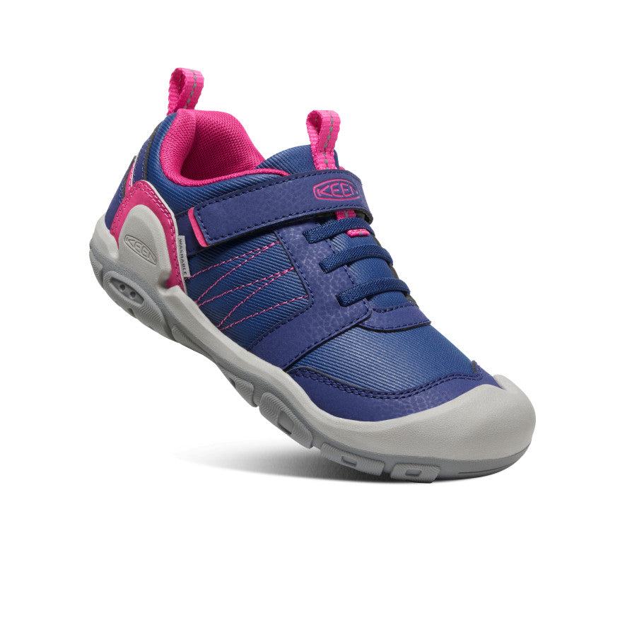 Big Kids' Knotch Peak Sneakers - Blue Depths/Pink Peacock | Comfortable Running Shoes for Boys & Girls | Perfect for School, Play & Outdoor Activities
