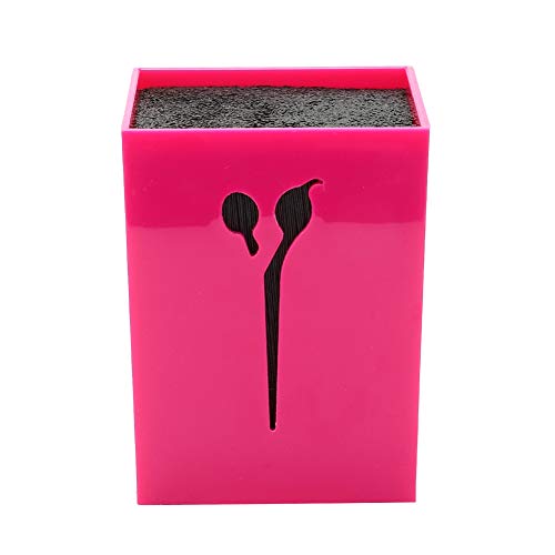 Professional Scissor Storage Box & Hairdressing Clip Holder – Salon Organizer for Hair Stylists (Red) | Perfect for Salon, Barber Shop & Home Hair Styling Tools Organization