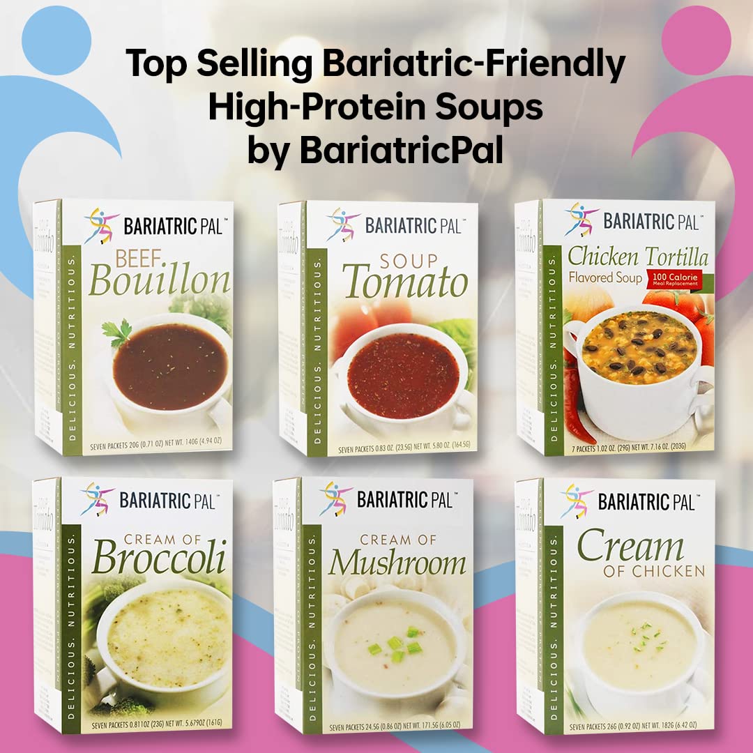 BariatricPal High Protein Beef Bouillon Soup - Low Carb, Keto-Friendly Meal Replacement for Weight Loss & Bariatric Surgery Recovery - Perfect for Post-Op Diets & Healthy Lifestyle