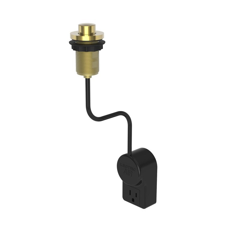 Air Activation Switch - Linear Disposer with Polished Gold PVD Brass Finish | Perfect for Kitchen Sink, Bathroom, and Commercial Use