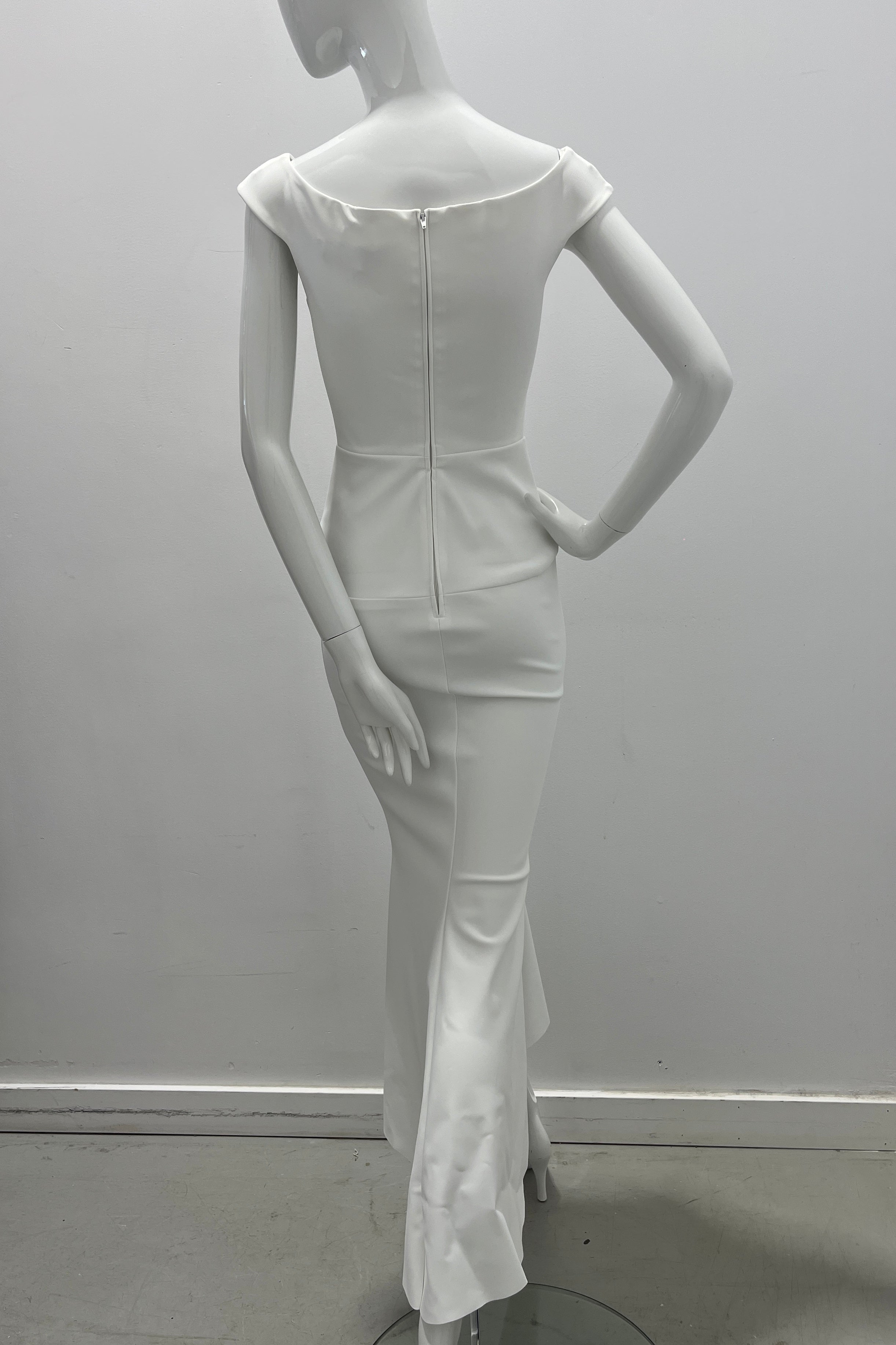 Greta Constantine Arilda Off The Shoulder Midi Dress - Elegant Women's Party Cocktail Dress for Weddings, Evening Events & Special Occasions