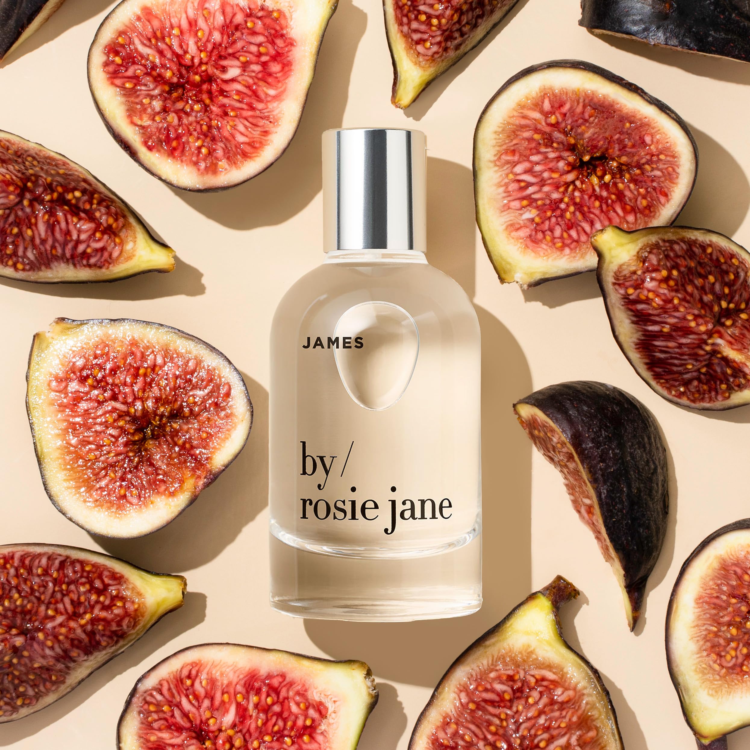 Rosie Jane James Eau De Parfum Spray - 50ml Clean Vegan Perfume for Women with Fig, Amber & Gardenia Notes | Paraben Free, Cruelty Free, Phthalate Free Fragrance | Perfect for Daily Wear, Date Nights & Special Occasions