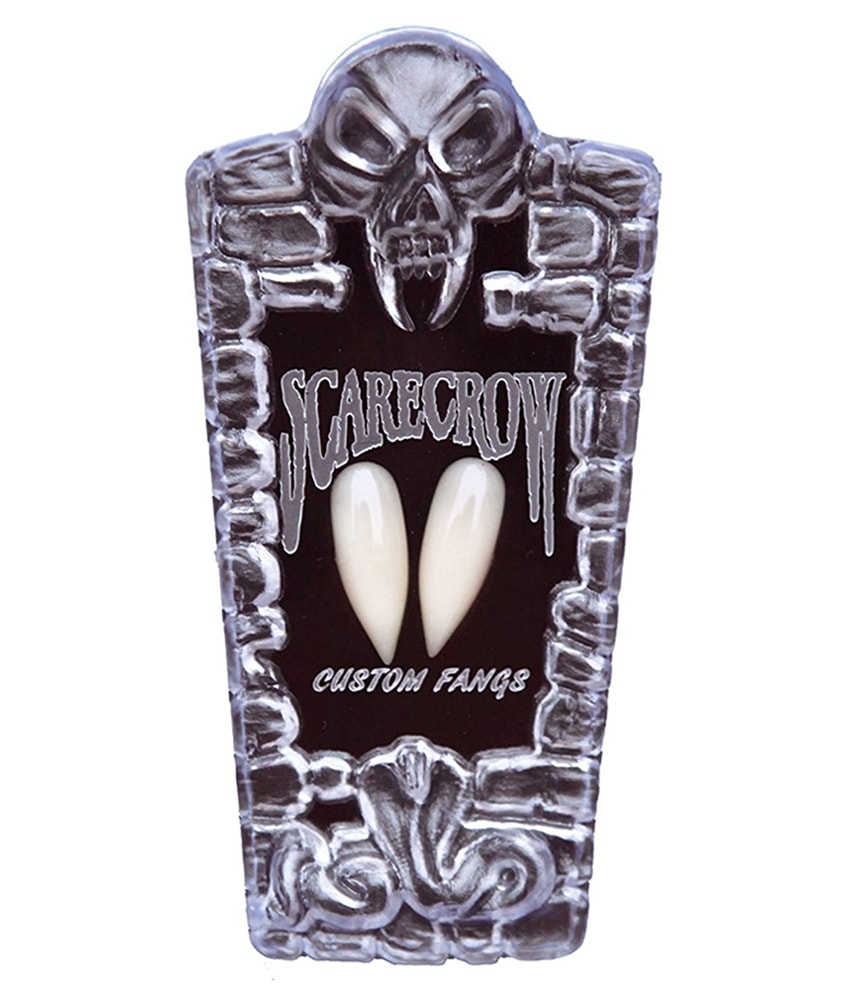 Scary Vampire Fangs Costume Accessories - Realistic Halloween Vampire Teeth for Cosplay, Horror Parties & Movie Props