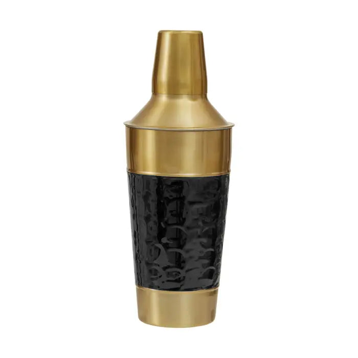 Caroline Black Enamel Cocktail Set - Vintage Style Barware for Home Entertaining, Perfect for Parties & Mixology Enthusiasts