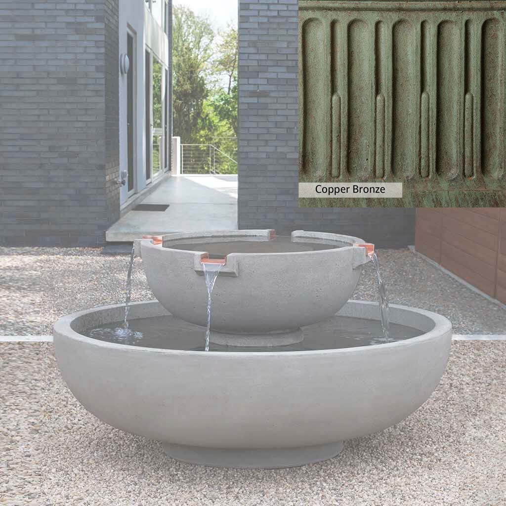 Campania International Large Del Rey Outdoor Garden Fountain – Perfect for Patio, Backyard, and Landscape Decor