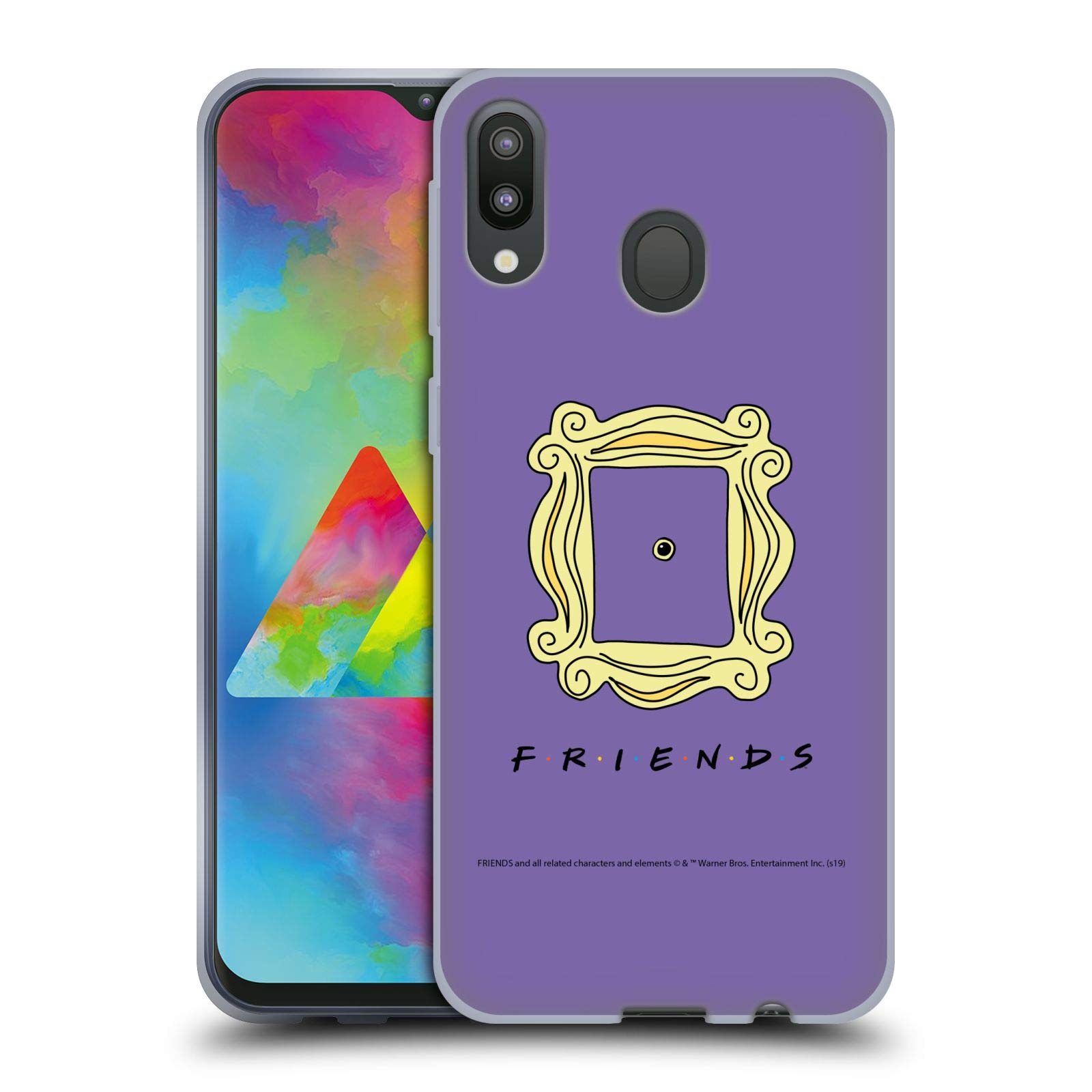Head Case Designs Friends TV Show Peephole Frame Soft Gel Case for Samsung Galaxy M20 (2019) – Officially Licensed, Iconic Design, Perfect for Fans & Daily Use