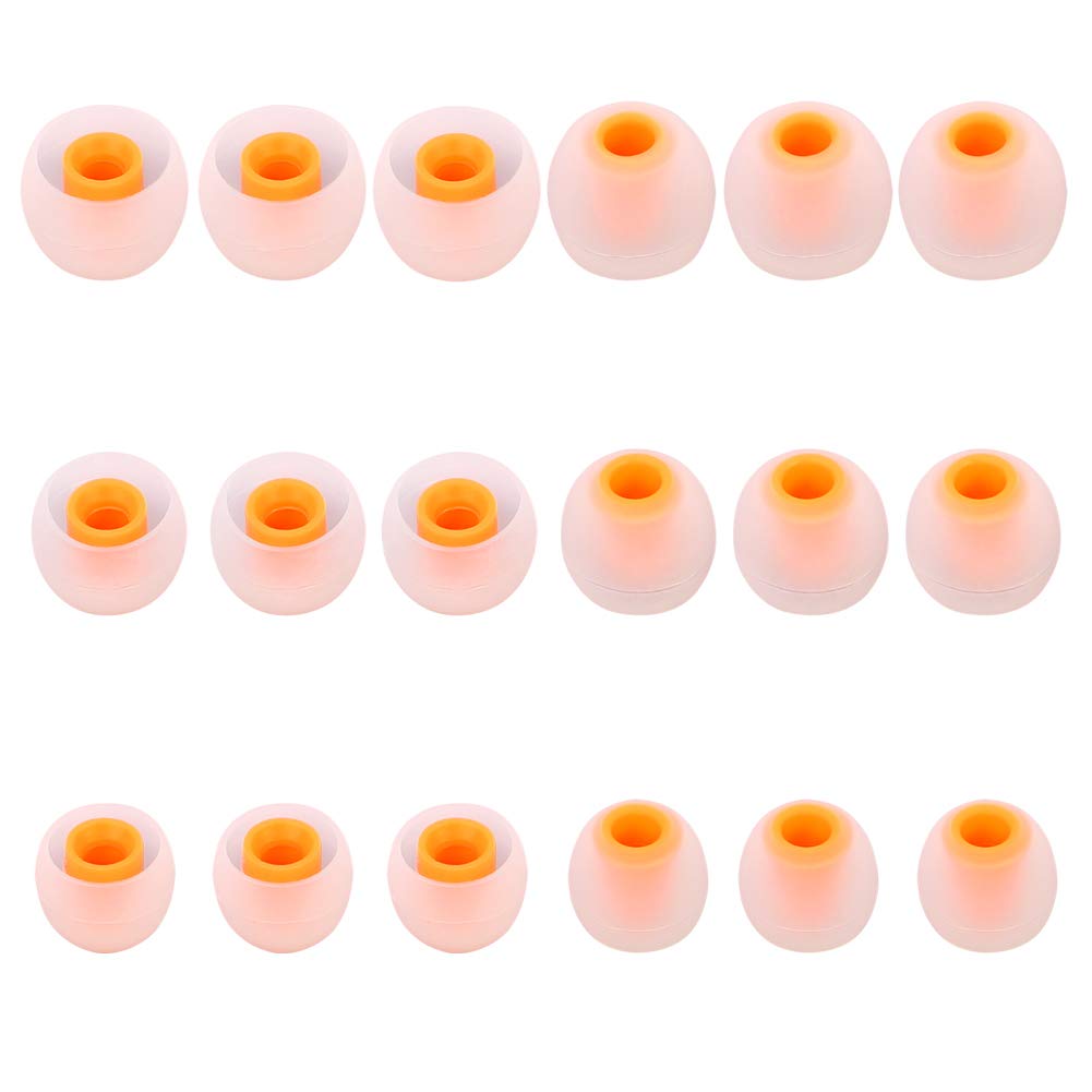 Brandless Replacement Earbud Tips - 9 Pairs (S/M/L) - Soft Silicone Ear Tips for Secure Fit & Noise Isolation - Compatible with AirPods, Galaxy Buds & Most Wireless Earbuds - Perfect for Workouts, Commuting & Travel