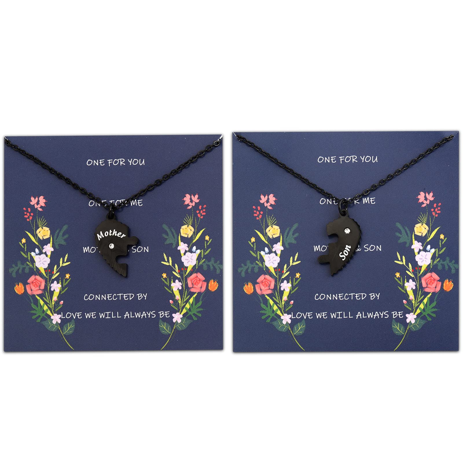 Mother Son Matching Bracelets - Magnetic Charm Jewelry Gift for Birthday & Christmas - Perfect for Family Bonding