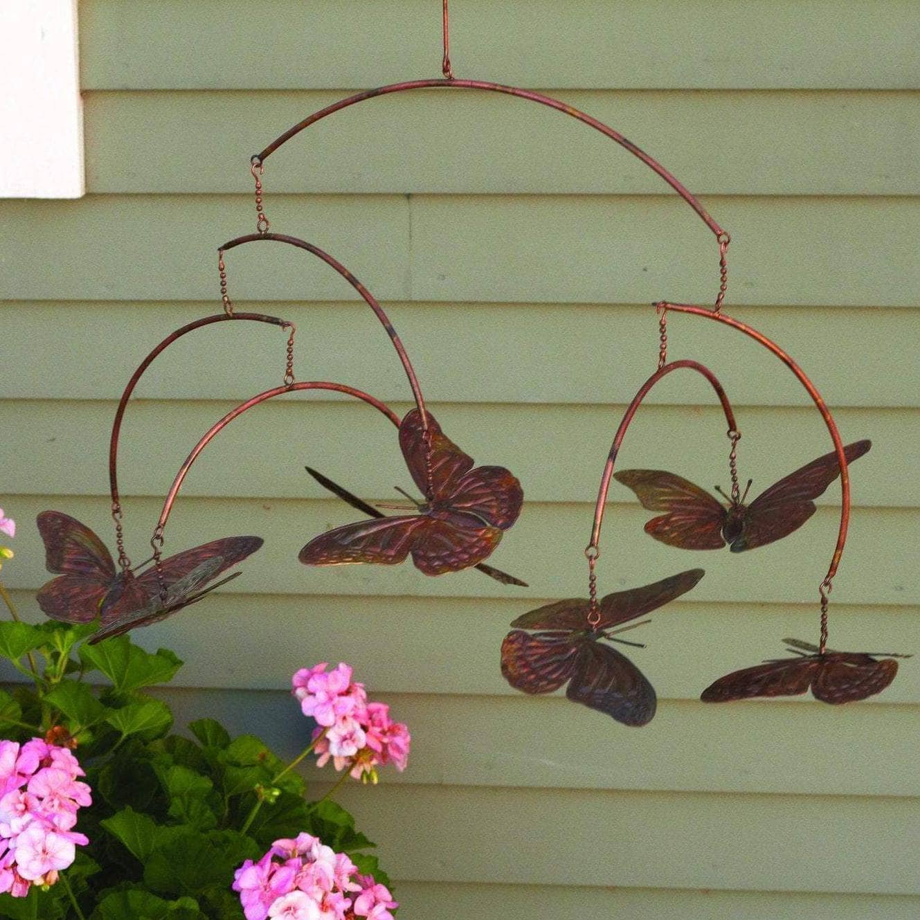 Butterflies Hanging Mobile - Handmade Nursery Decor for Baby Room, Kids Bedroom & Playroom - Colorful Butterfly Ceiling Decor for Newborn Gifts & Baby Shower Decorations