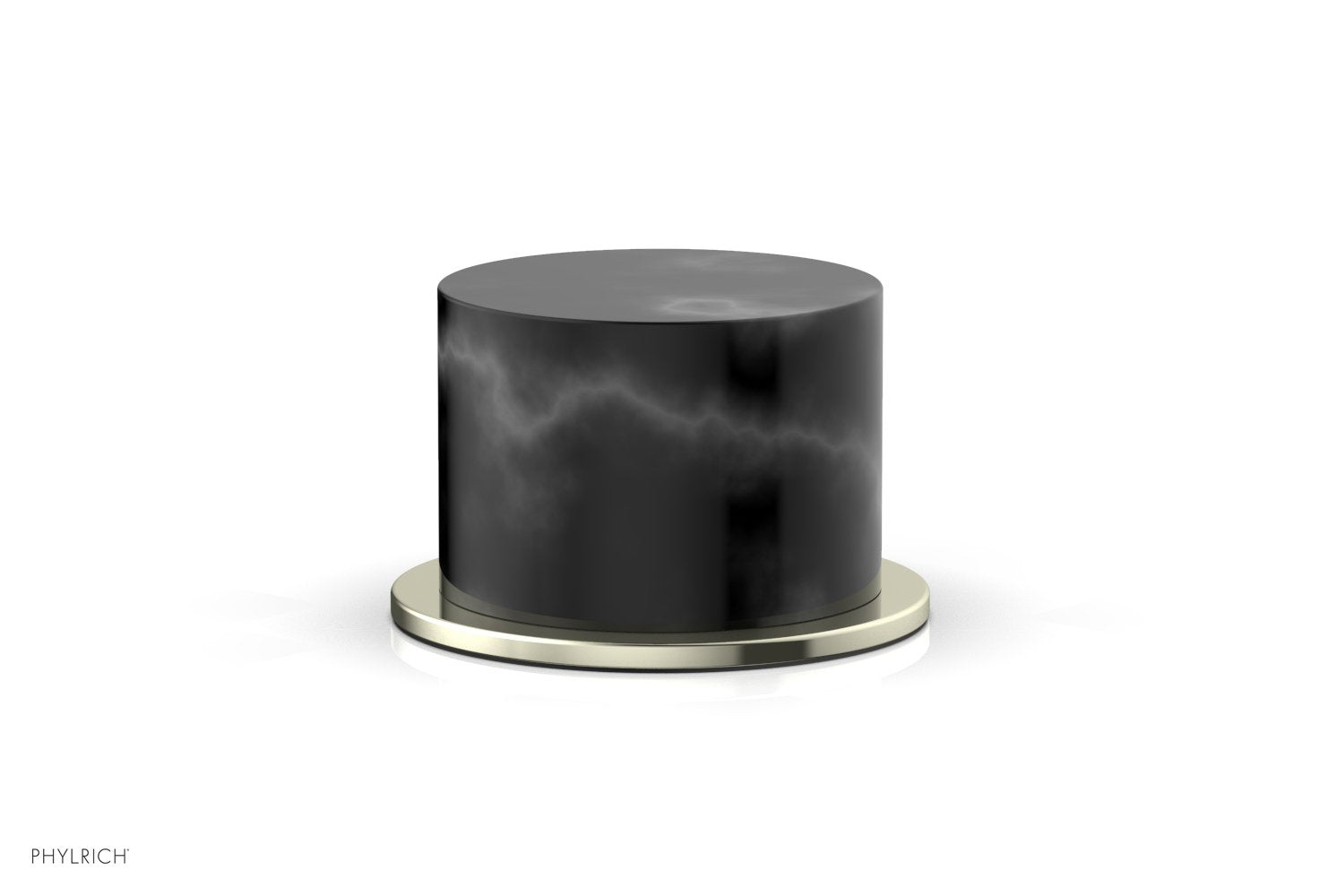 BASIC II Volume Control Diverter Trim with Marble Handle - 230 37 - Perfect for Bathroom and Shower Faucet Upgrades
