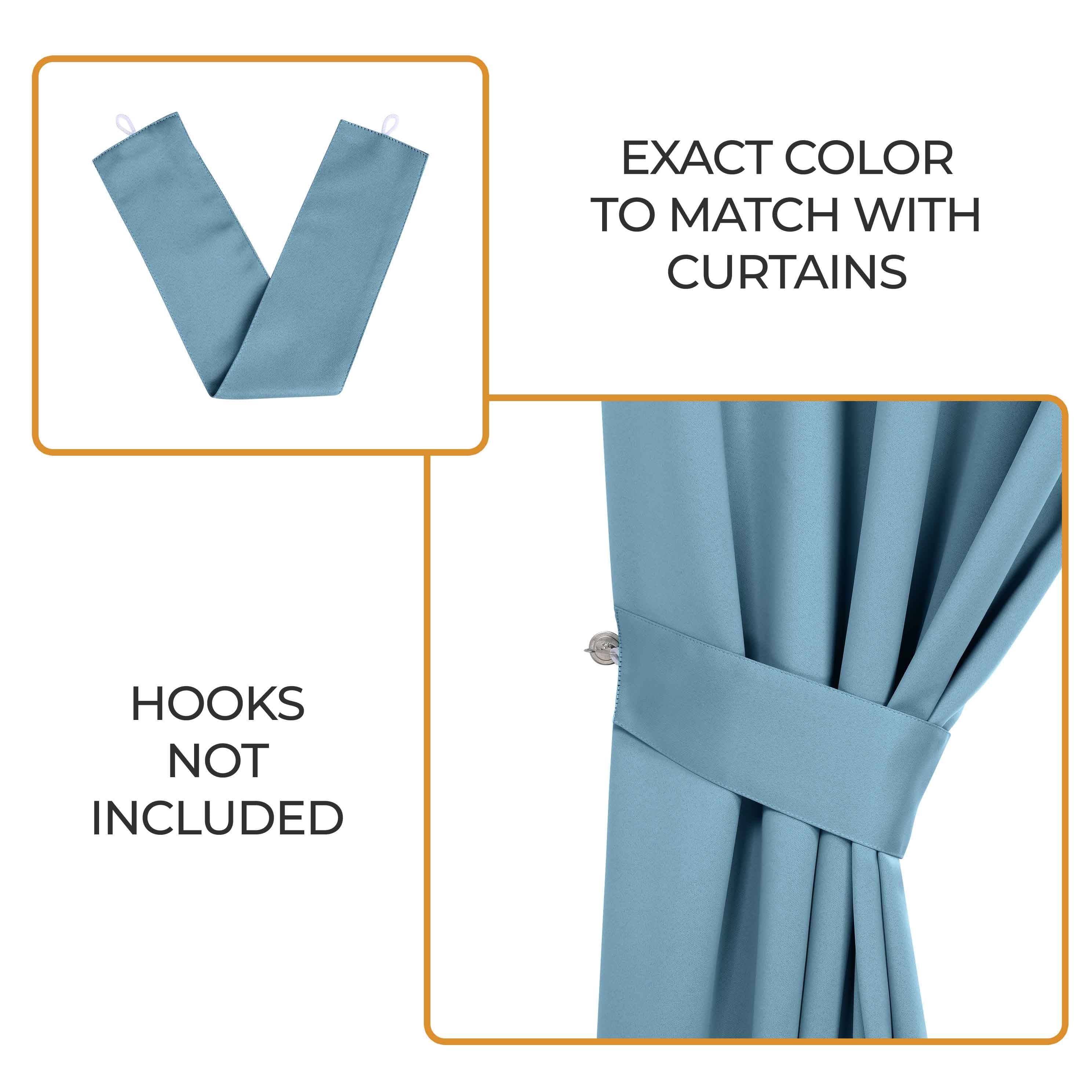 Machine Washable Blackout Curtains for Bedroom - Solid Room Darkening Window Drapes (Set of 2 Panels) - Perfect for Home Theater, Nursery & Light Sleepers