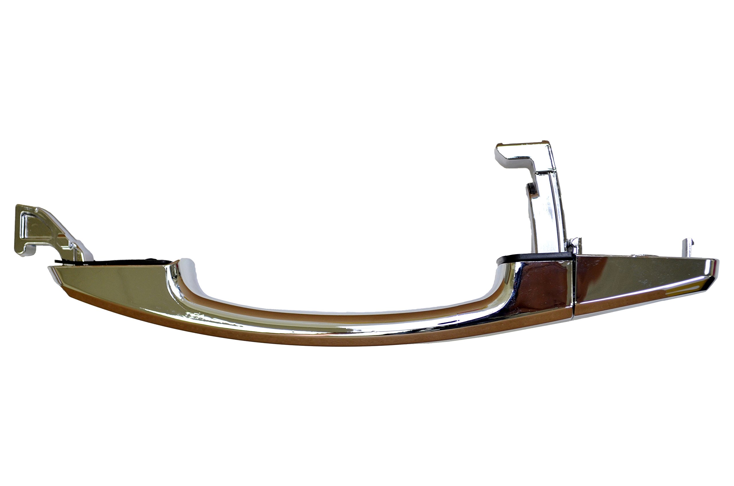 GM-3003M-R Chrome Exterior Door Handle for PT Auto Warehouse - Left or Right Rear Replacement - Perfect for Car Door Repair & Restoration Projects