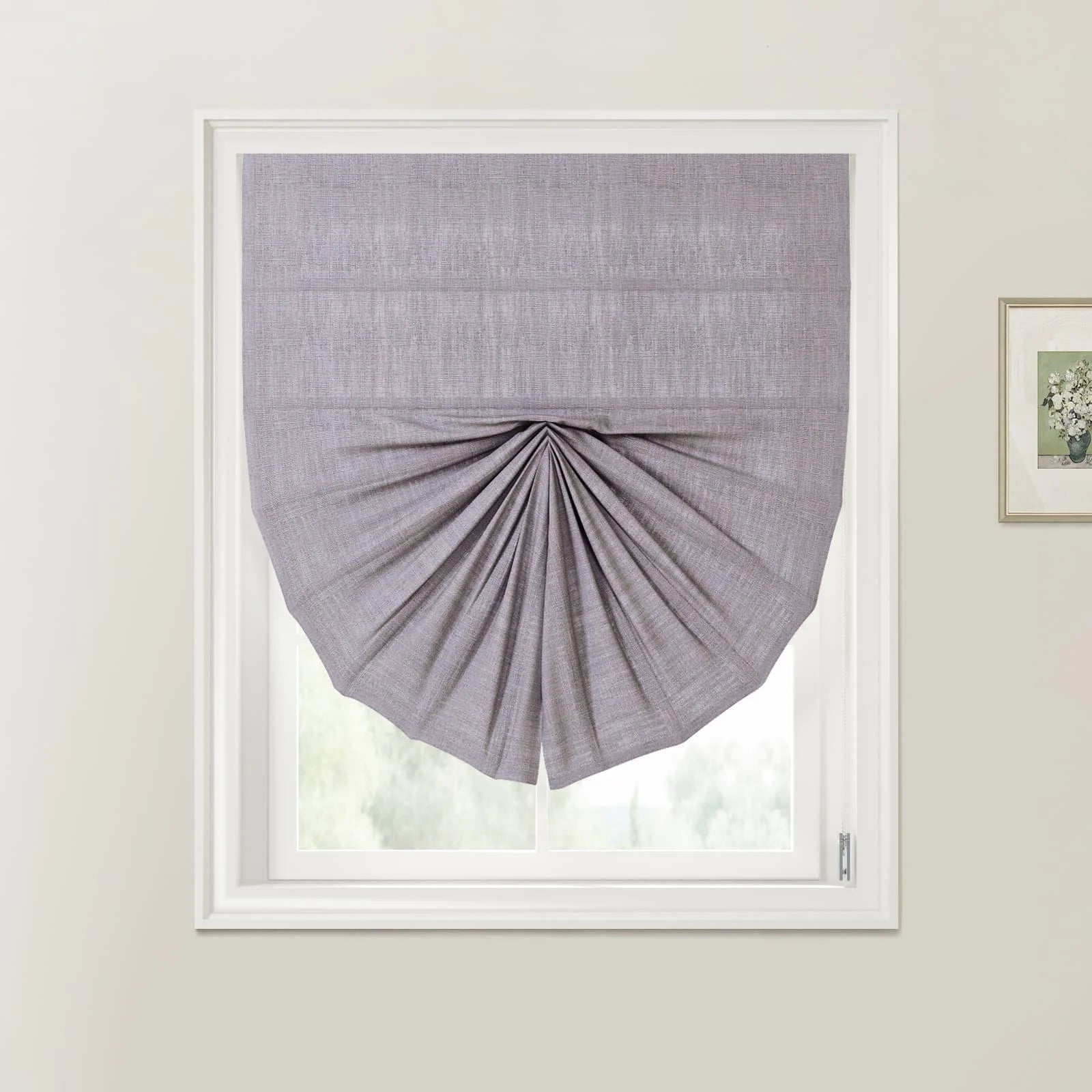 Custom Roman Shades with Cord Lift - Blackout Window Blinds for Bedroom & Living Room - Elegant Home Decor & Light Control Solution