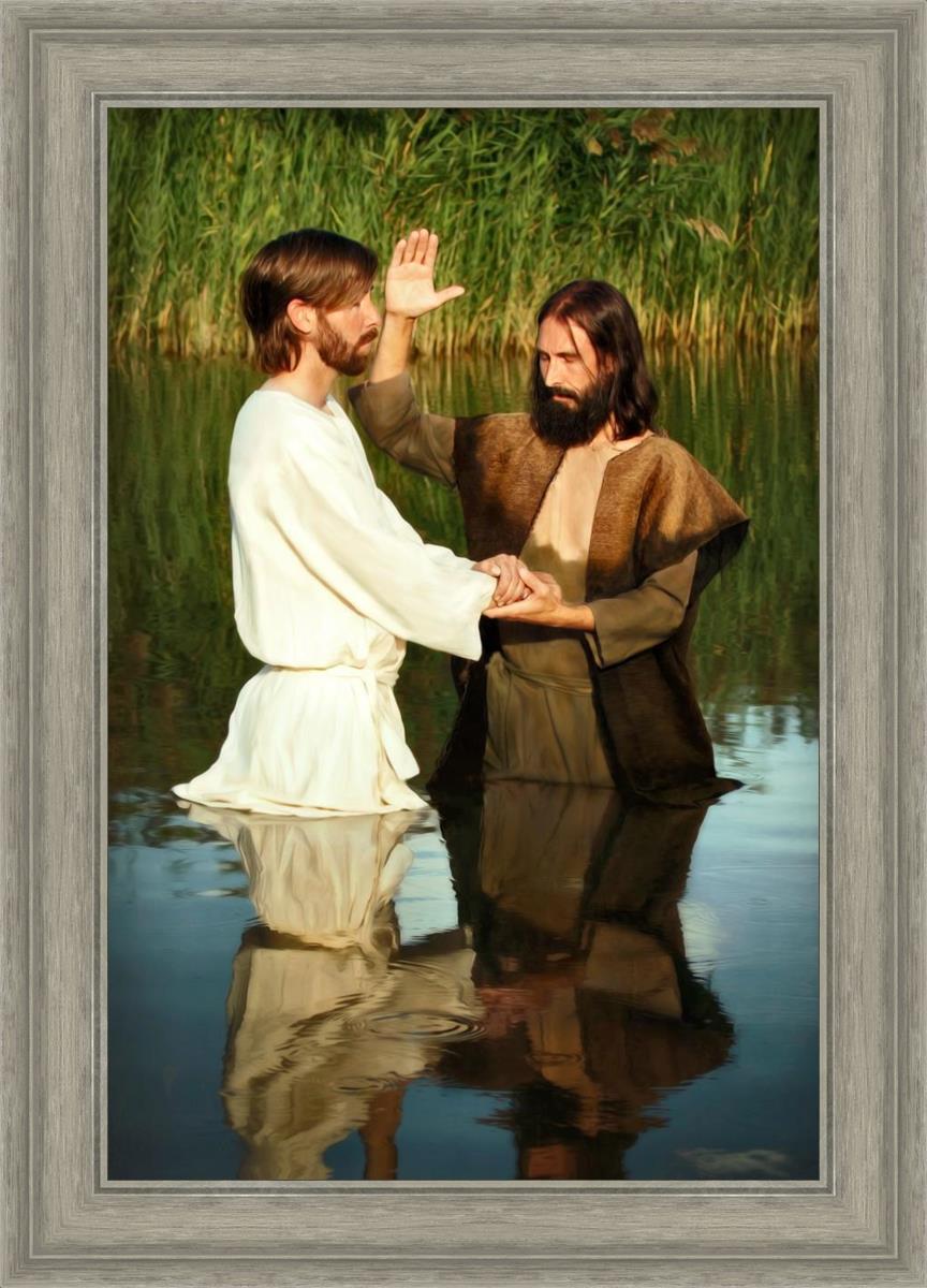 Behold The Lamb Of God - Religious Wall Art Decor for Home & Church - Perfect for Christian Faith Inspiration & Spiritual Decorations