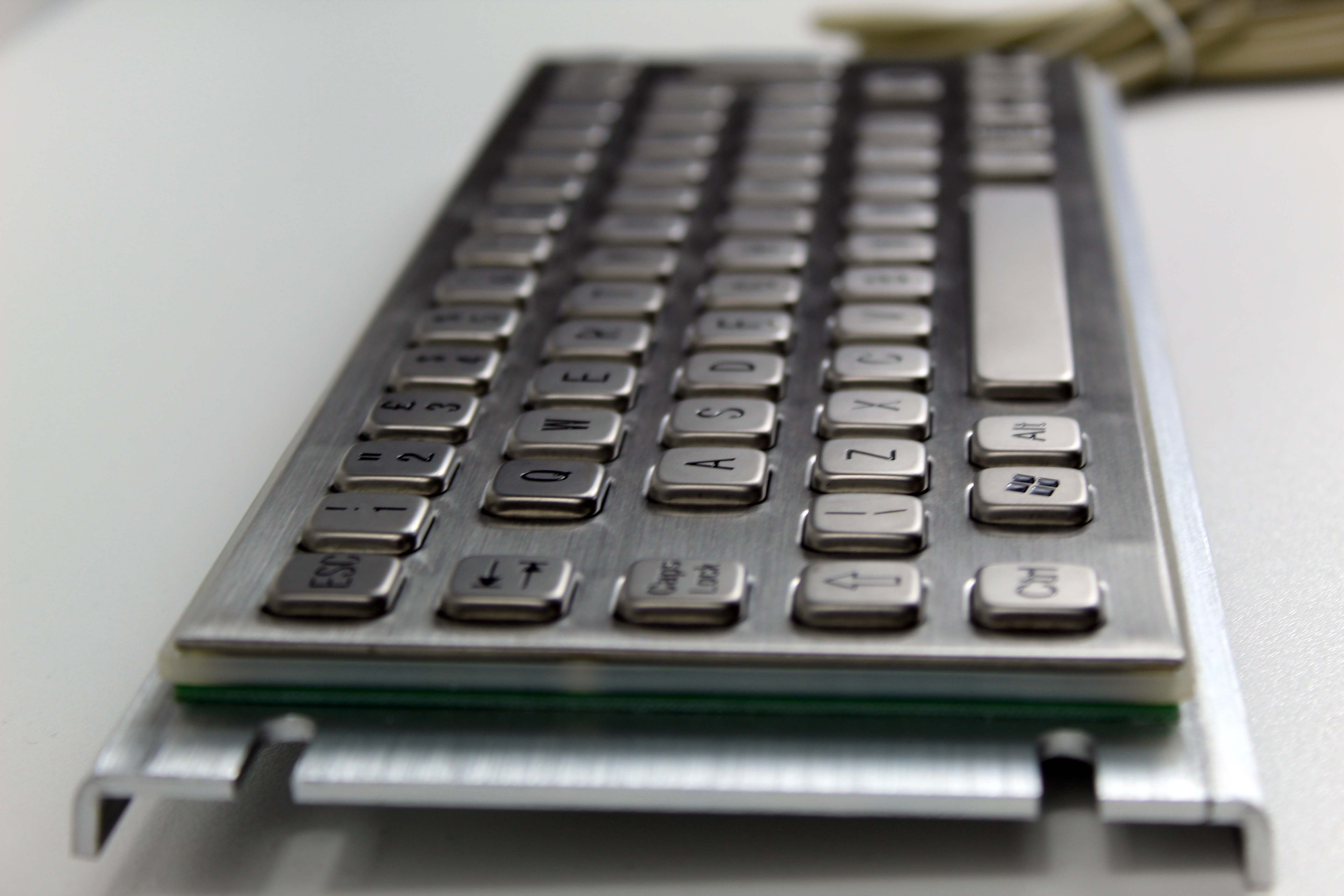 KBS PC A2 Stainless Steel Mechanical Keyboard - Durable Metal Gaming Keyboard with RGB Backlit for PC, Mac, Laptop - Perfect for Office, Gaming & Typing