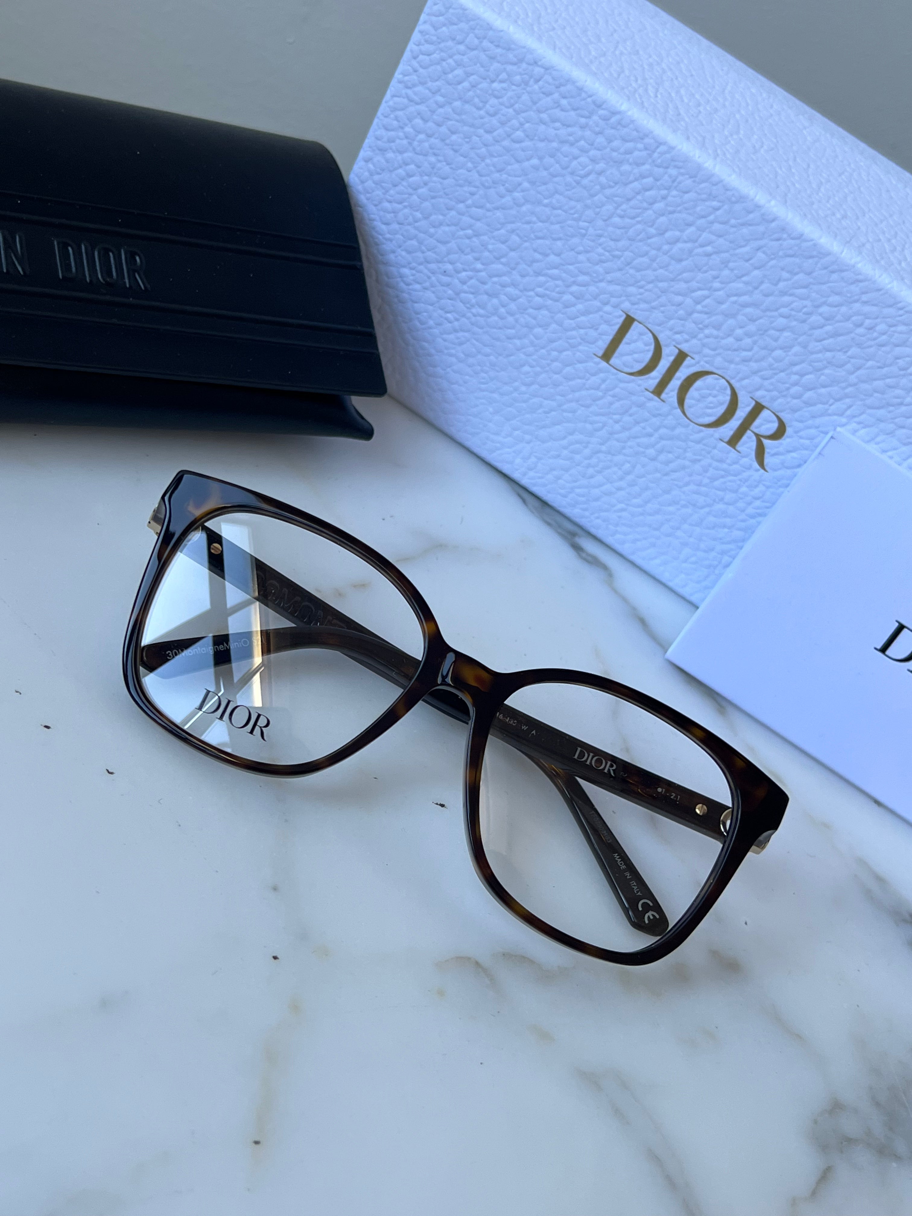 Dior 30 Montaigne Mini O S2I Havana Brown Sunglasses | Luxury Designer Shades for Women | Perfect for Beach, Travel & Fashion Outfits