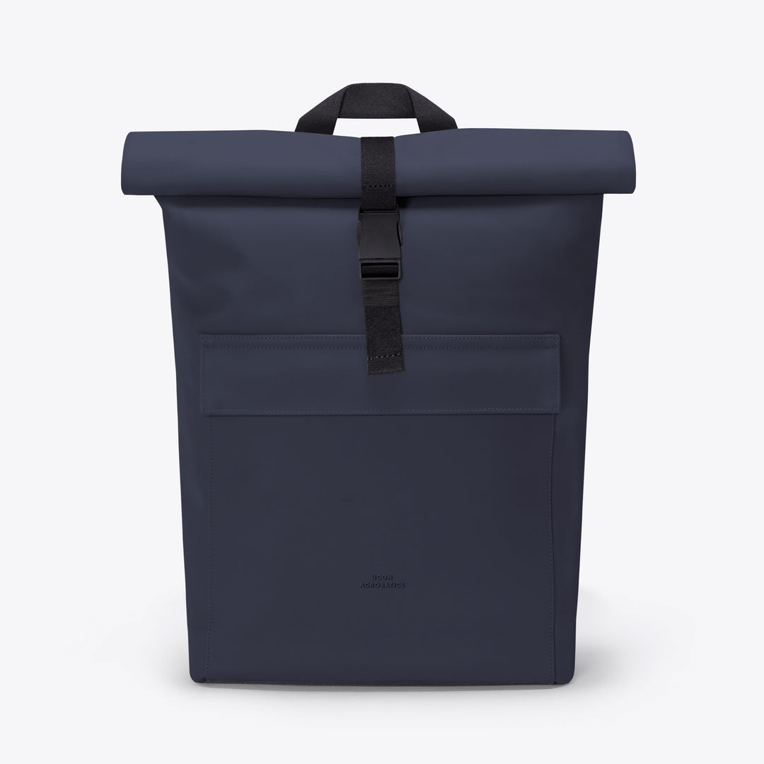 Ucon Acrobatics Jannik Medium Backpack - Dark Blue Water-Resistant Laptop Backpack for Work, Travel & School | Durable & Stylish Daypack for Commuters & Students