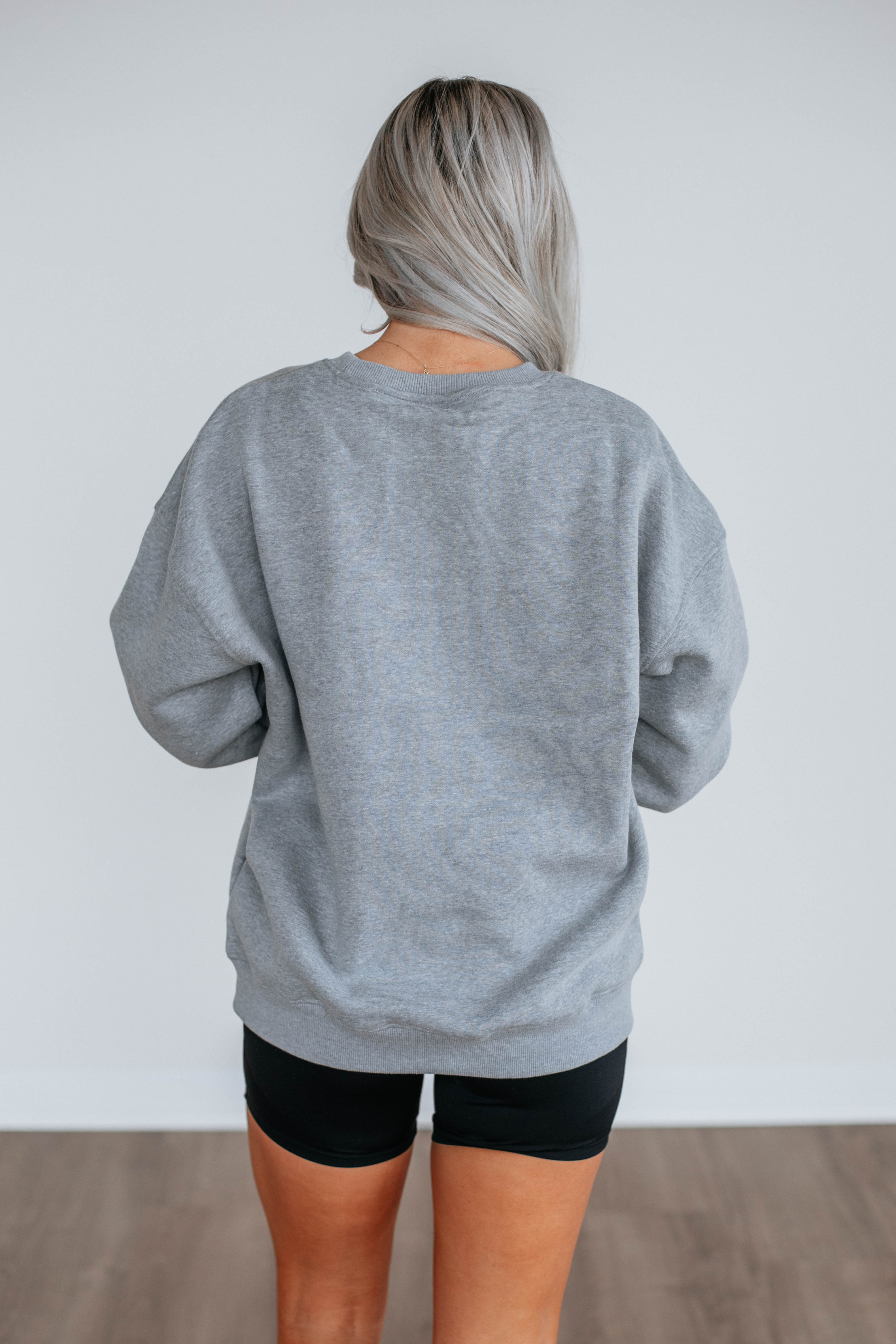 Jandi Lounge Crewneck Sweatshirt - Soft Heather Grey Pullover for Men & Women | Perfect for Casual Wear, Lounging & Street Style