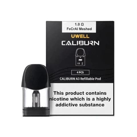 UWELL Caliburn A3 A3S AK3 AZ3 Replacement Pods - Compatible with All Caliburn A3 Series Vape Devices | Perfect for On-the-Go Vaping & Smooth Nicotine Salt Experience