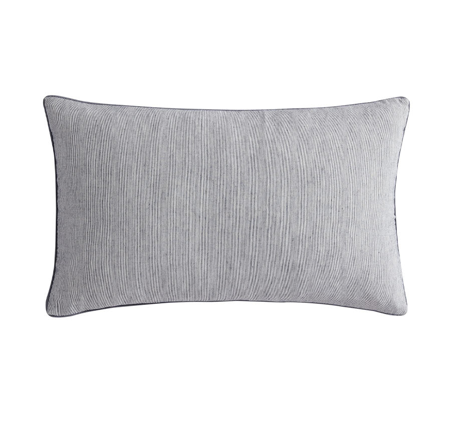Premium Balmoral 30x50cm Filled Cushion in Ash Gray - Soft Decorative Throw Pillow for Sofa, Bed & Home Decor