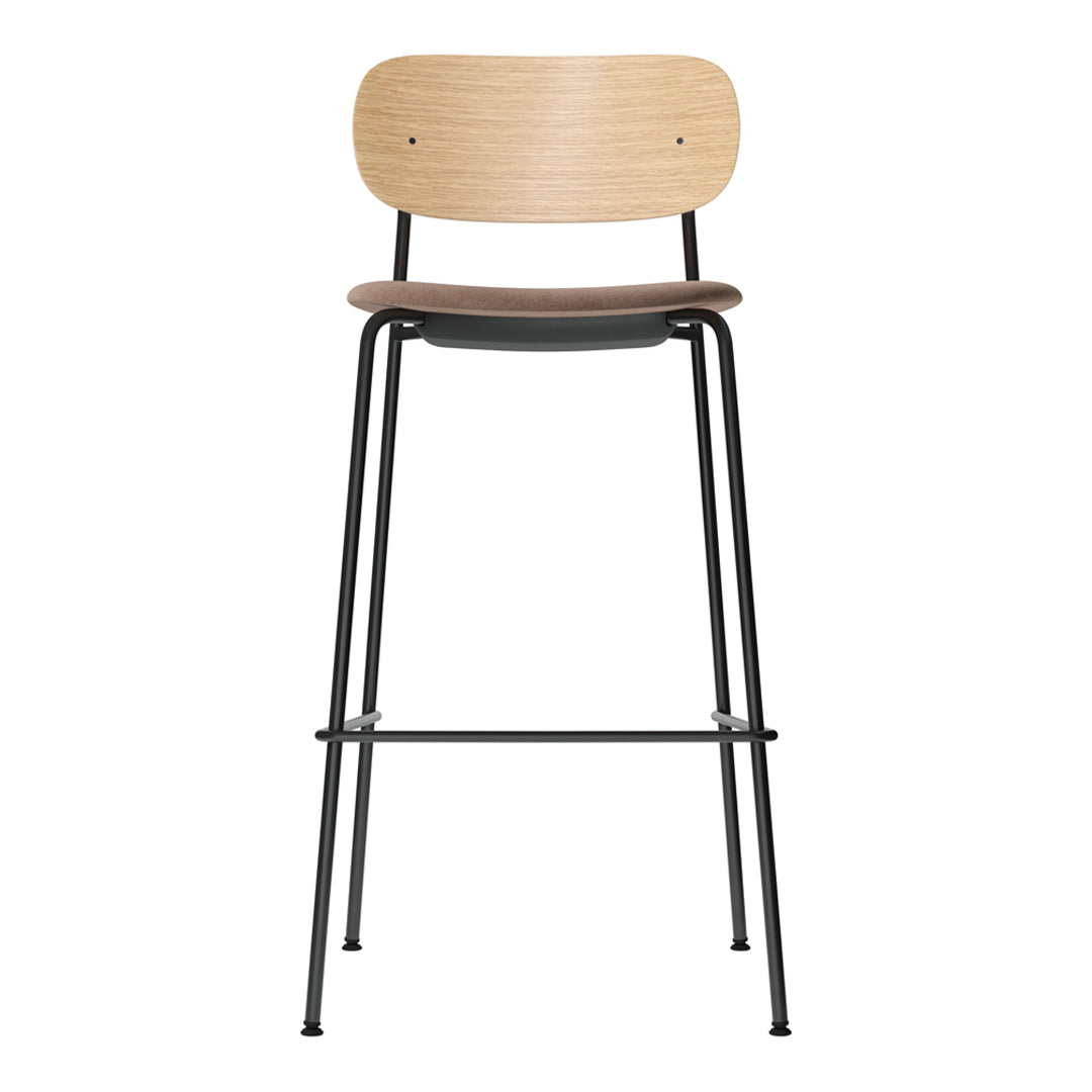Co Bar Chair with Upholstered Seat - Modern Counter Height Stool for Kitchen Island, Bar, and Dining Room - Comfortable & Stylish Seating Solution