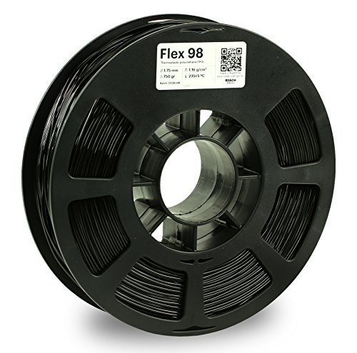 Premium KODAK FLEX 98 Flexible TPU 3D Printer Filament - 1.75mm, 750g (1.6lbs) Spool, +/-0.03mm Accuracy, Vacuum Sealed in Moisture-Proof Aluminum Bag - Compatible with Most FDM Printers - Ideal for Flexible Parts, Phone Cases, Wearables & Prototypes