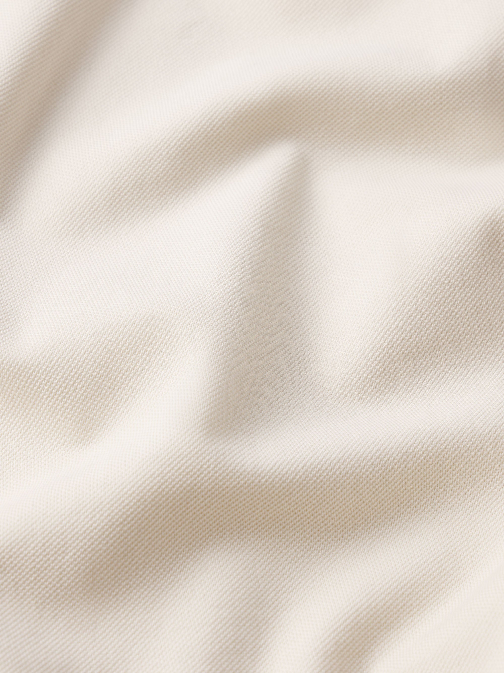 Men's Lightweight Pique Polo Shirt - White Sand | Breathable & Comfortable for Golf, Casual Wear & Outdoor Activities