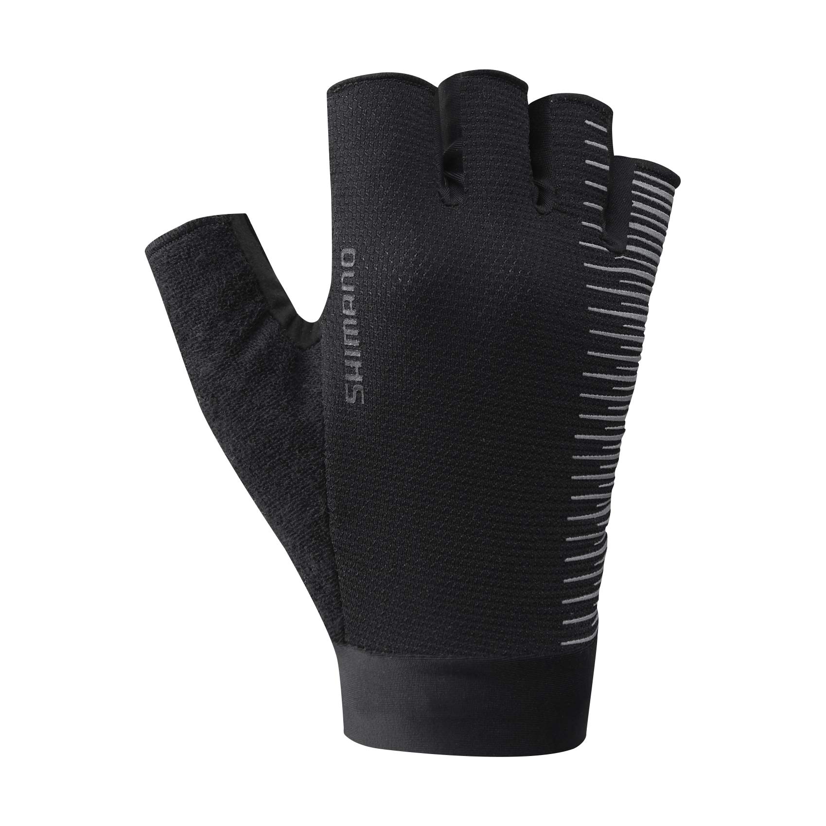 SHIMANO Classic Cycling Gloves for Men - Black, Breathable & Padded Bike Gloves for Road & Mountain Biking - Perfect for Commuting, Training & Long-Distance Rides
