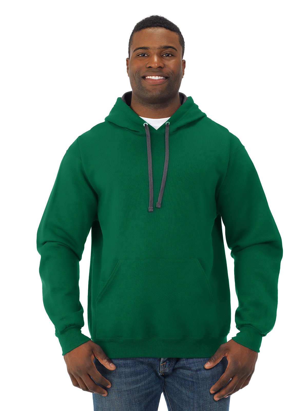 Fruit of the Loom Men's Soft Fleece Pullover Hoodie - Cozy & Warm Casual Wear for Winter, Gym, and Outdoor Activities