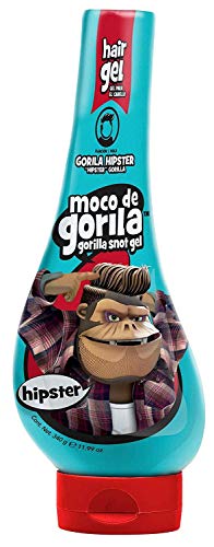 Gorilla Snot Hair Gel - Strong Hold Styling Gel for Men & Women | 11.9 oz Squeeze Bottle (3 Pack) | Creates Trendy Hipster Hairstyles with Long-lasting Hold | Perfect for Punk, Rock, and Alternative Fashion Styles