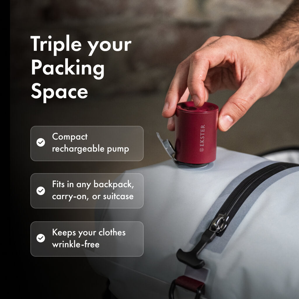 TravelPack™ Vacuum Storage Bags for Clothes - Space Saving Travel Organizers for Suitcases & Closet (Set of 6) | Perfect for Travel, Moving & Seasonal Storage
