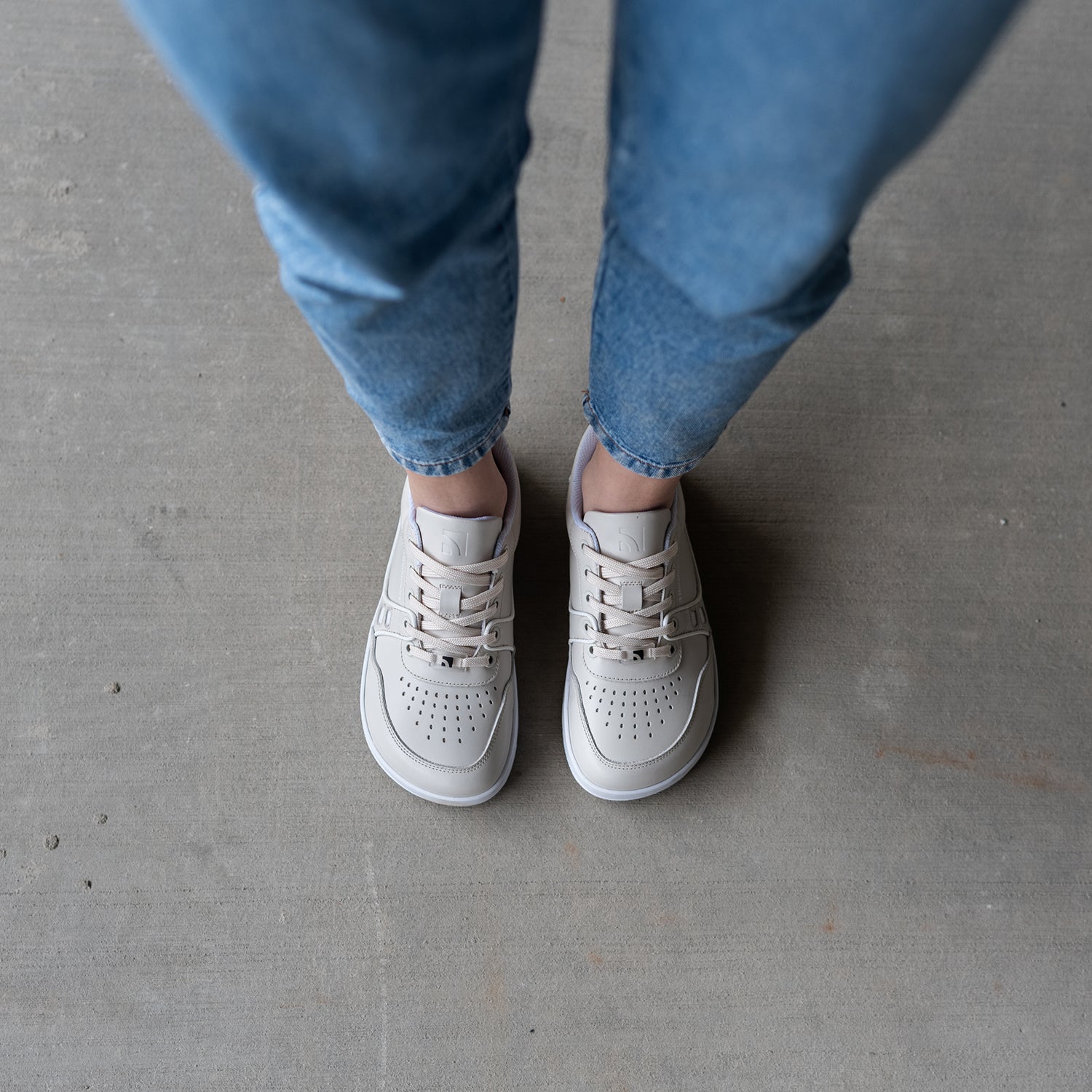 Barefoot Sneakers Barebarics Arise - Cream White Minimalist Shoes for Men & Women | Perfect for Running, Walking & Gym Workouts