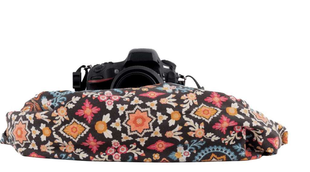 Capturing Couture Pocket Scarf Strap - Fashionable Camera Accessory for Travel & Photography | Perfect for Vacations, Beach Days & Outdoor Adventures