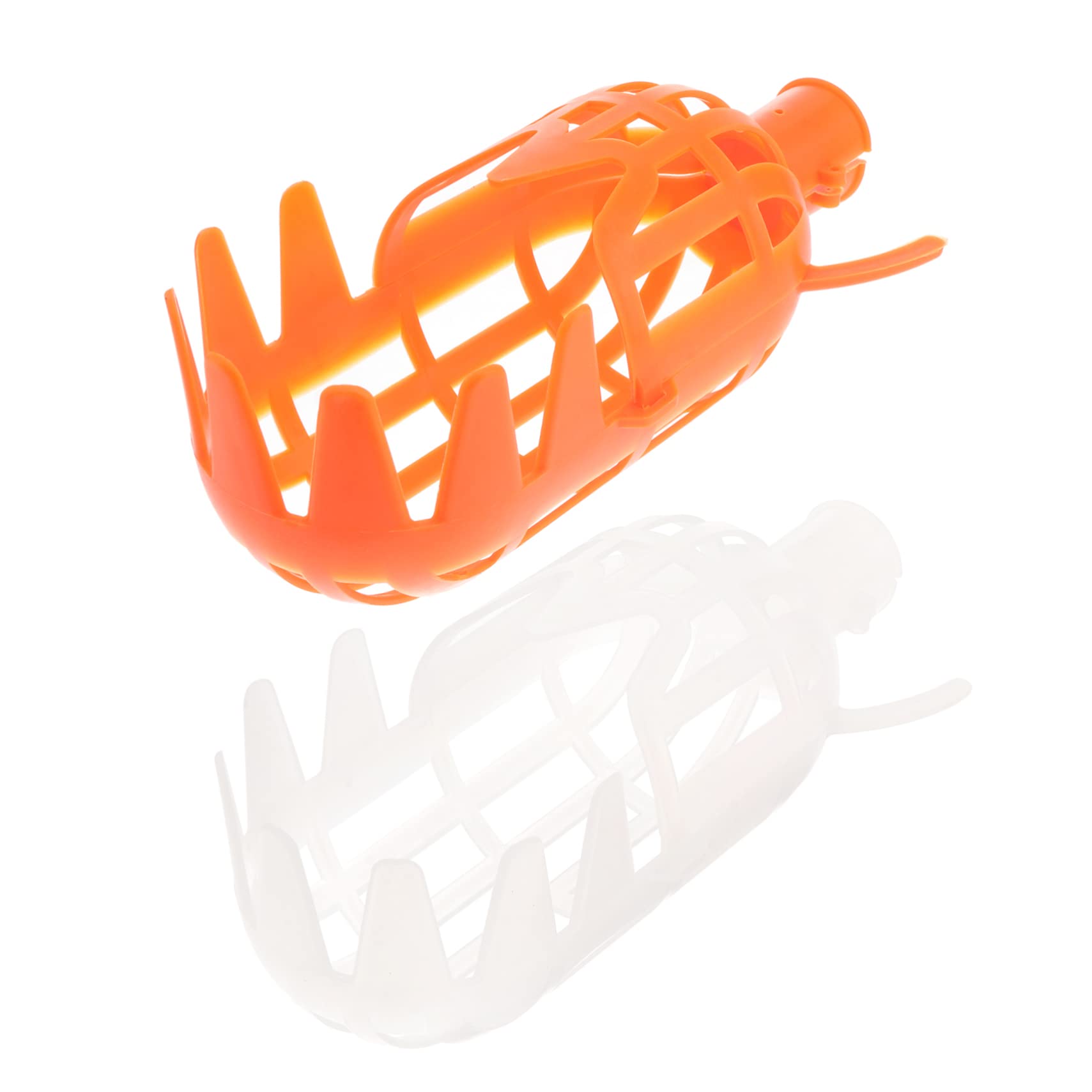 2-Pack Plastic Fruit Picker Tool - Lightweight Orchard Harvesting Basket for Jujube, Persimmon, Mango & More - Easy Reach Fruit Collector for Home Garden, Farm & Backyard Harvesting