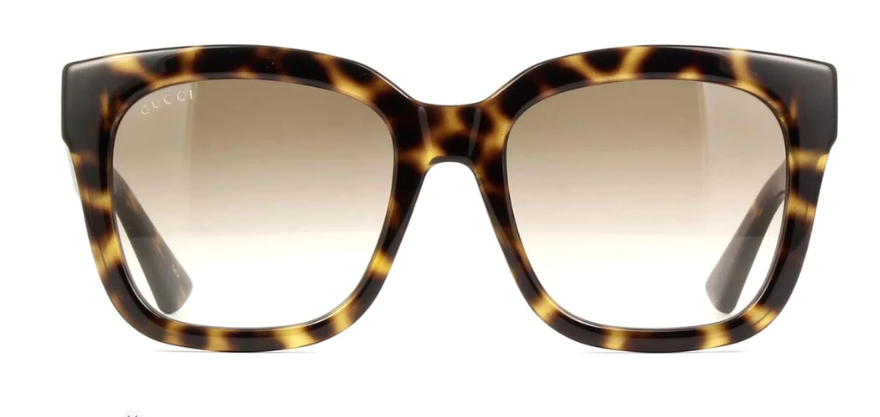 Gucci GG 1138S 003 Havana Brown Square Women's Sunglasses - Stylish UV Protection for Outdoor Activities & Fashion