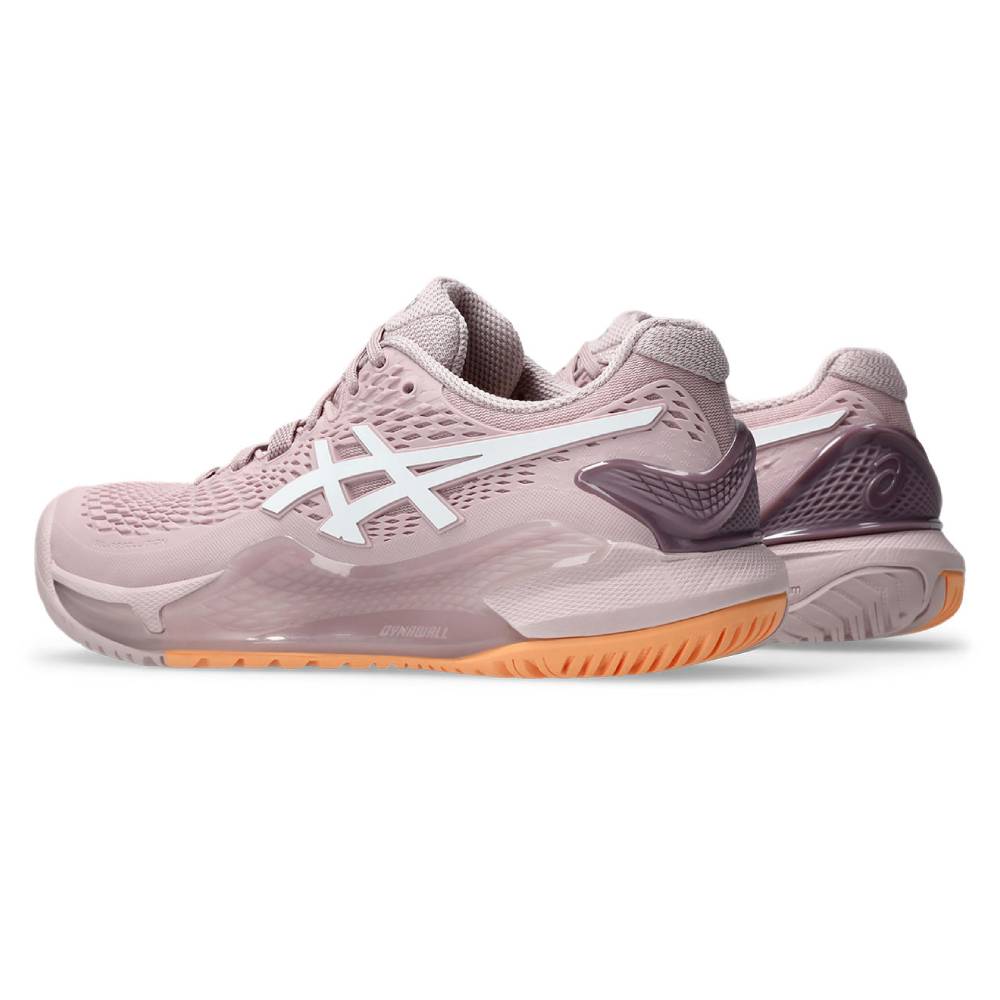 ASICS Gel Resolution 9 Women's Tennis Shoes - Watershed Rose/White | High-Performance Court Shoes for Women | Perfect for Competitive Tennis & Training Sessions