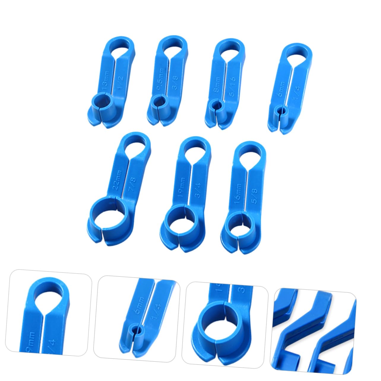 EXCLUZO 7-Piece Refrigerant Air Conditioner Removal Tool Kit - Professional Automotive AC Disconnect Tools for Car Repair, Fuel Line Removal & Compressor Service | Ideal for Mechanics & DIY Car Maintenance