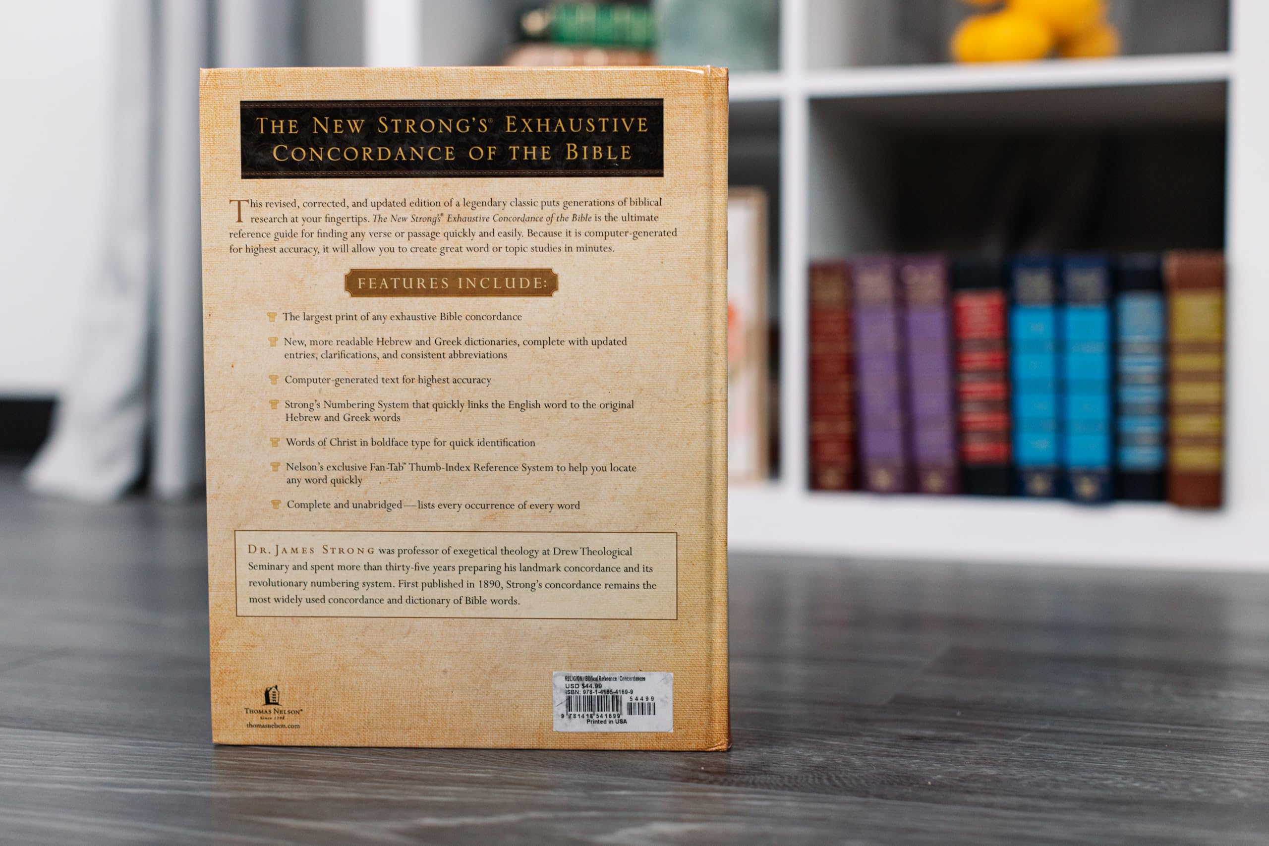 Strong's Exhaustive Concordance of the Bible - Large Print Edition | Complete Word Index for Every Bible Verse | Perfect for Bible Study, Sermon Preparation & Christian Research
