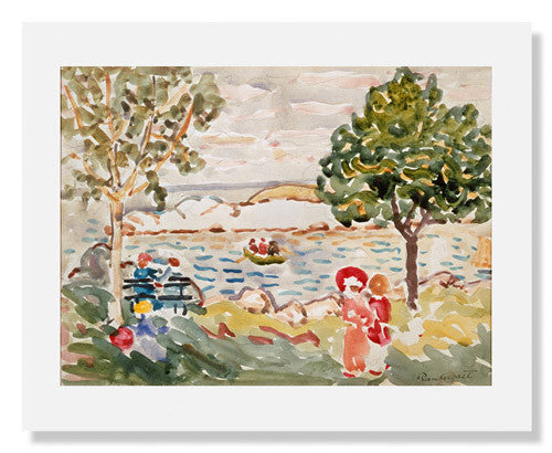 Maurice Brazil Prendergast Cape Ann Art Print - Vintage Coastal Landscape Painting for Home & Office Decor | Perfect for Living Room, Bedroom, or Gallery Wall Display