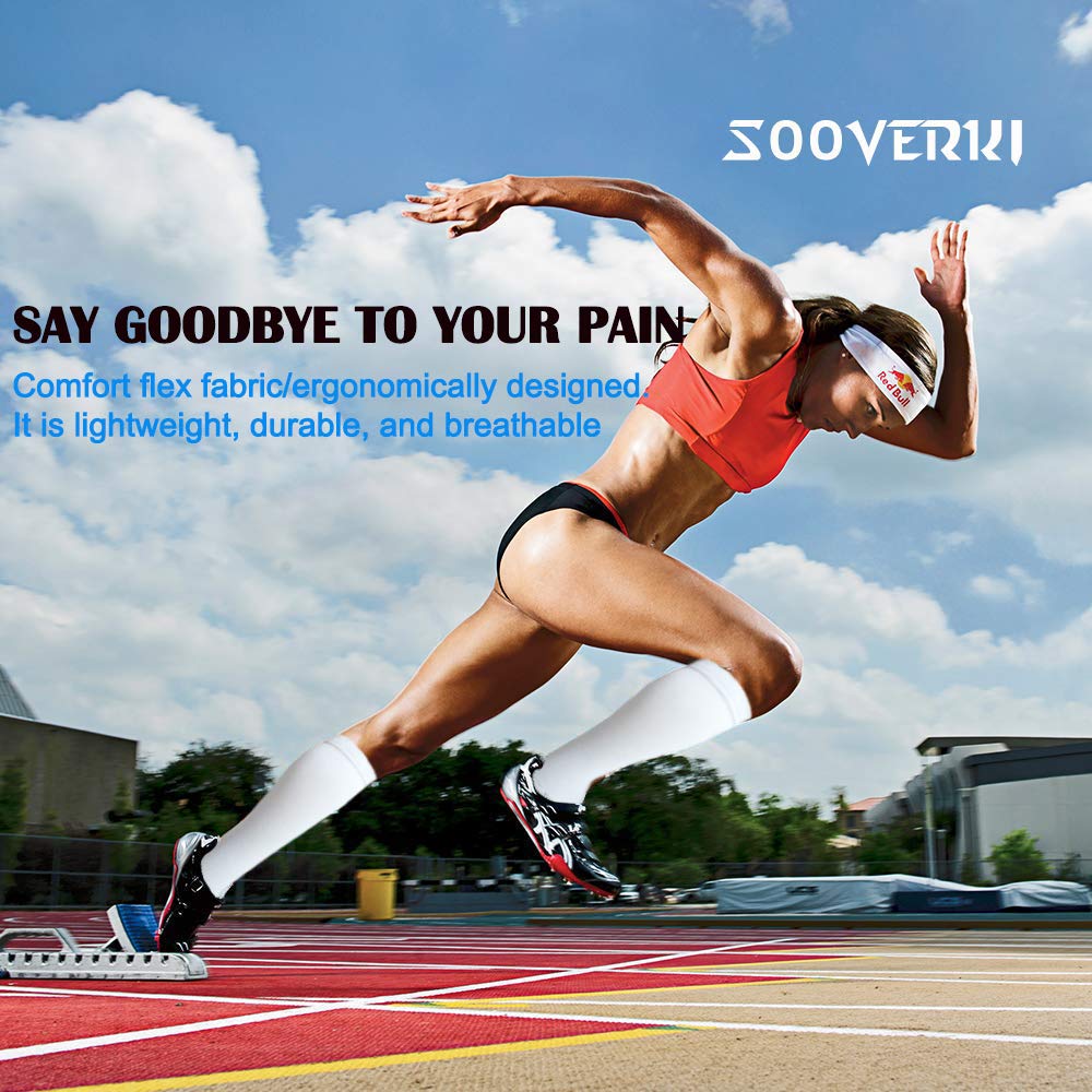 8 Pairs Graduated Copper Compression Socks 15-20mmHg for Men & Women - Best for Running, Athletic, Cycling & Travel - Improve Blood Circulation & Reduce Leg Fatigue