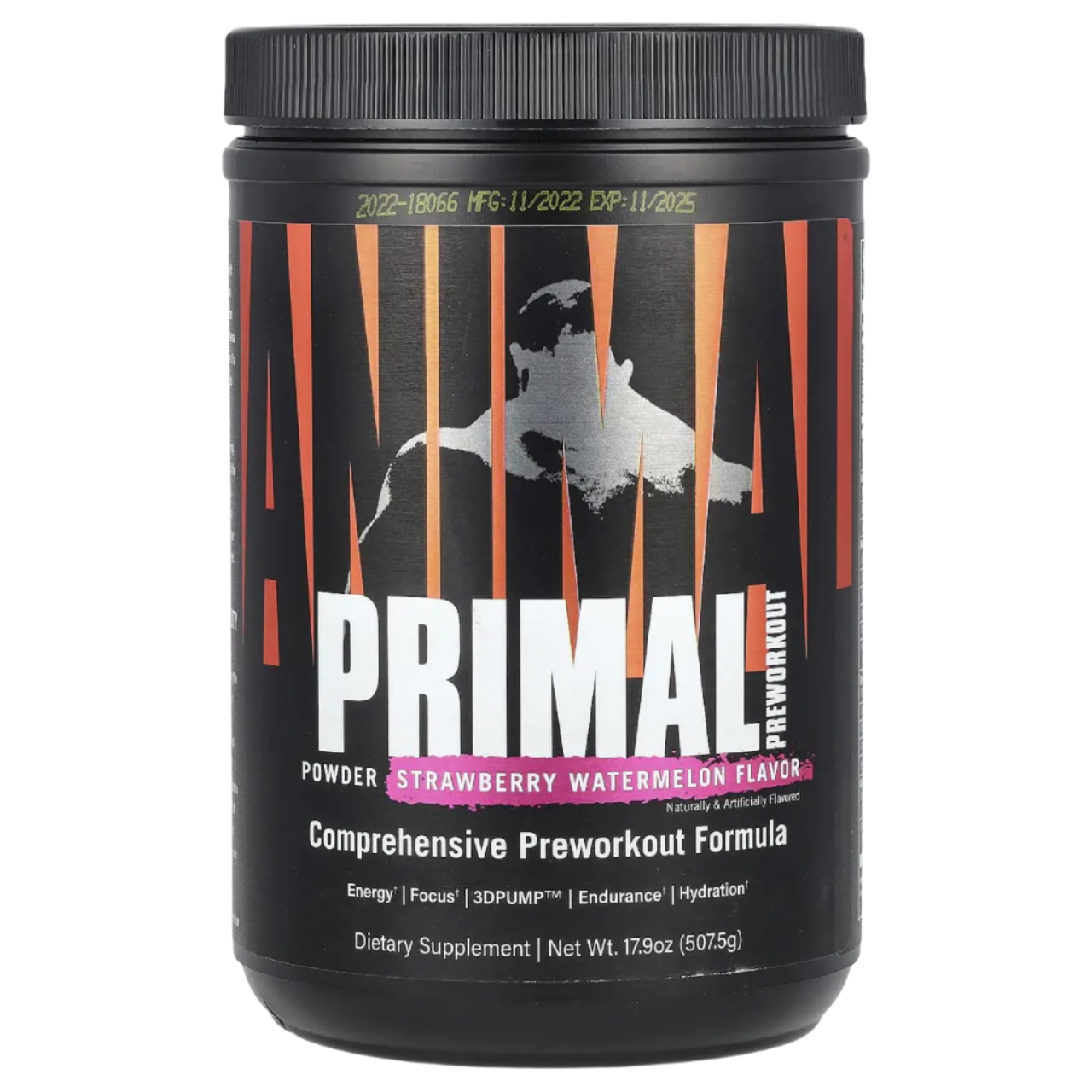 Animal Primal Preworkout Powder 507g - Premium Workout Supplement for Energy & Focus - Ideal for Gym, Bodybuilding & Fitness Training