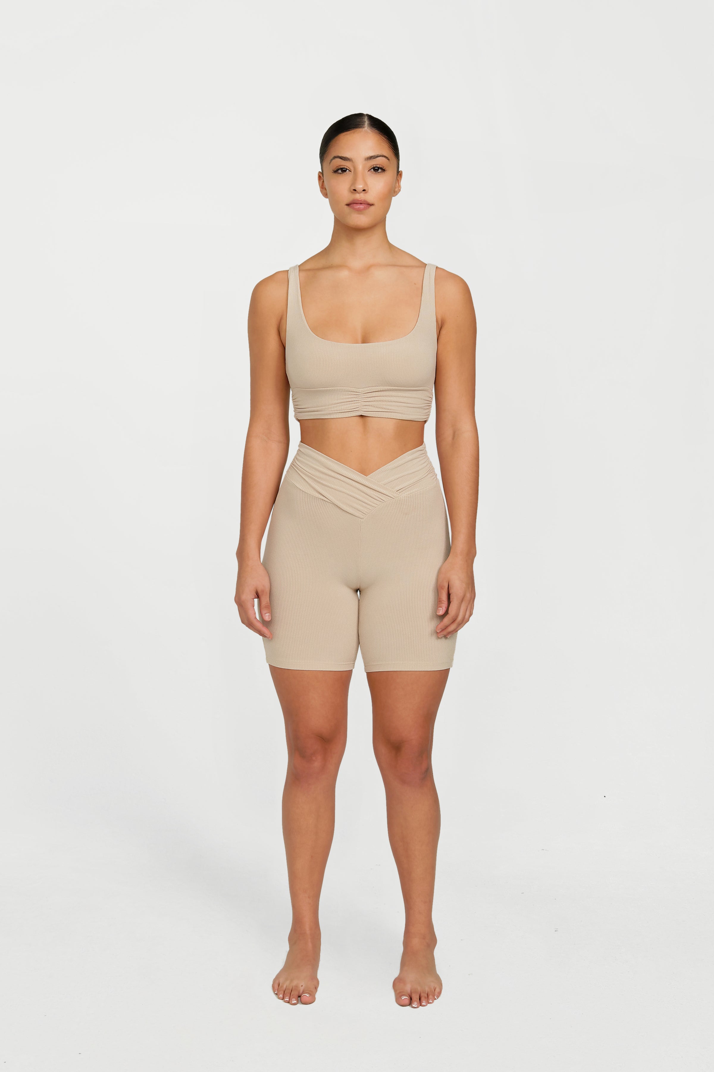 Stylish Demi Crop Top in Coconut Color - Perfect for Summer Outfits, Beachwear & Casual Fashion
