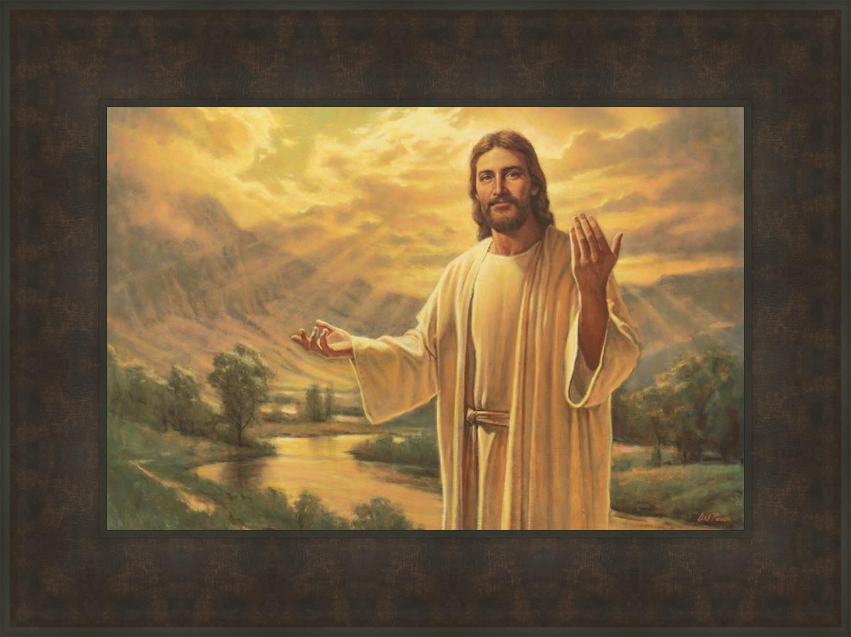 Come Follow Me By Del Parson - Inspirational Christian Wall Art for Home & Church Decor - Perfect for Living Rooms, Bedrooms & Sunday School Classrooms