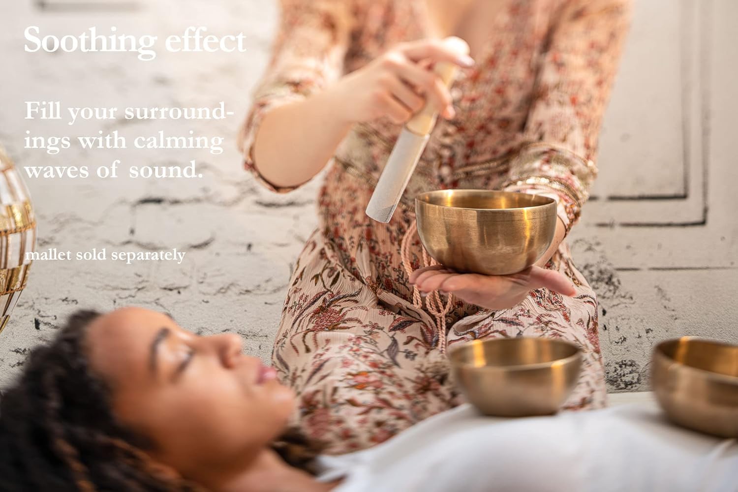 Authentic Bronze Singing Bowl with Felt Ring & Cover - Handcrafted in India for Meditation, Yoga & Sound Healing Therapy | Universal Series | 2-Year Warranty | Perfect for Home Meditation, Yoga Studios & Healing Centers