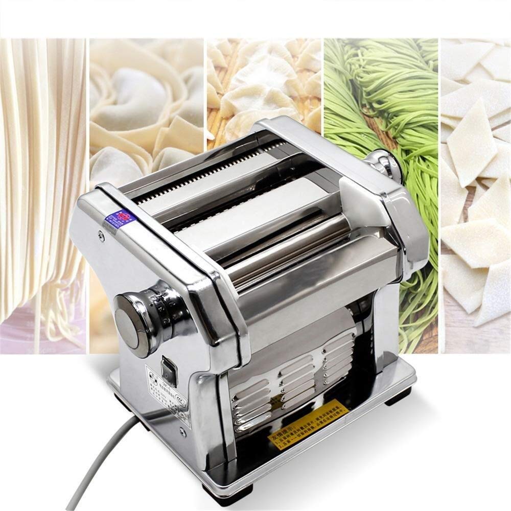 Electric Pasta Maker Machine 100W - LIJCC Automatic Pasta Noodle Maker for Spaghetti, Fettuccini & Lasagna - Kitchen Pasta Press with 3 Stainless Steel Discs - Perfect for Italian Cuisine, Family Dinners & Restaurant Use