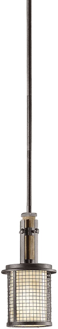 Kichler 43584AVI Modern One Light Mini Pendant - Sleek Brushed Nickel Finish for Kitchen Island, Dining Room, or Entryway Lighting