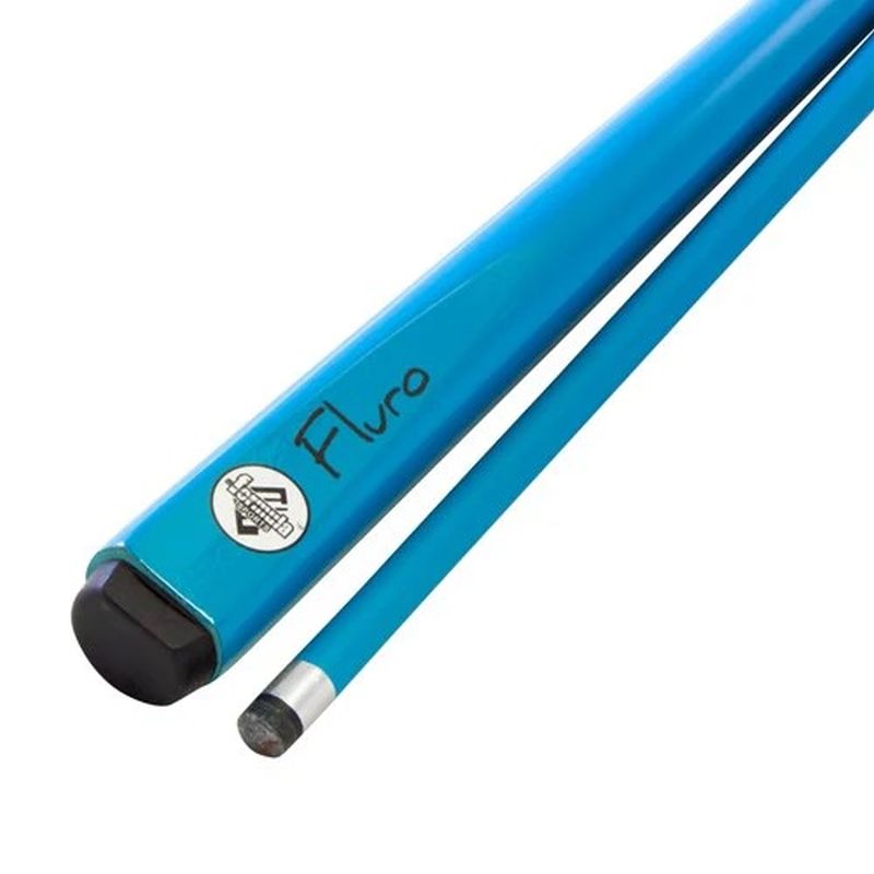 57 Inch Professional 2-Piece Pool Cue with Fluorescent Finish - Perfect for Billiards, Bars, and Home Game Rooms