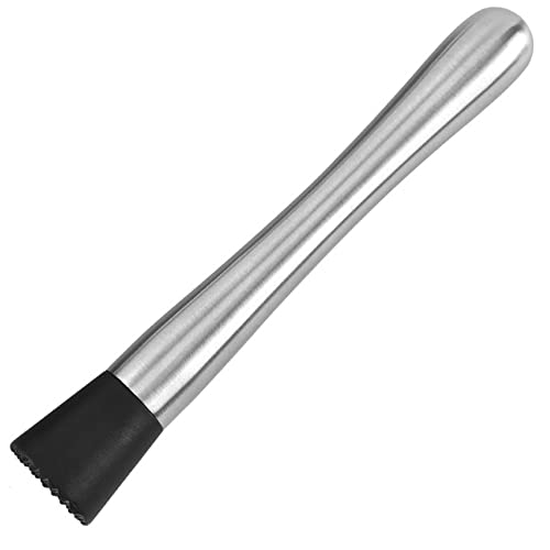 Greewen Professional Stainless Steel Cocktail Muddler - Bar Tool & Fruit Crusher for Mojitos, Old Fashioned & Home Mixology | Durable Kitchen Accessory for Muddling Fruits, Herbs & Cocktail Ingredients