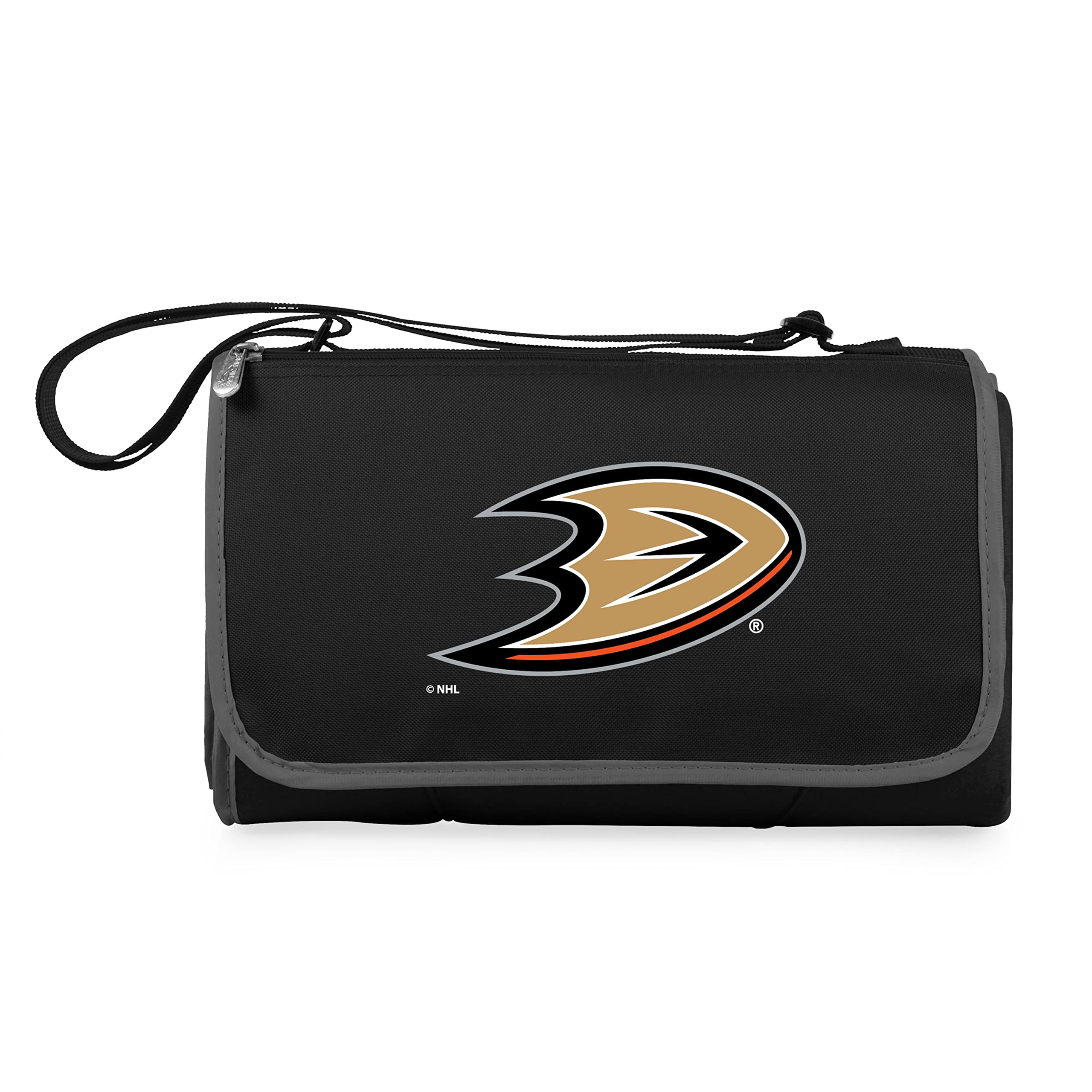 PICNIC TIME NHL Blanket Tote - Waterproof Outdoor Picnic Blanket, Portable Beach Blanket for Camping, Tailgating, Concerts - Perfect for Sports Fans & Outdoor Activities