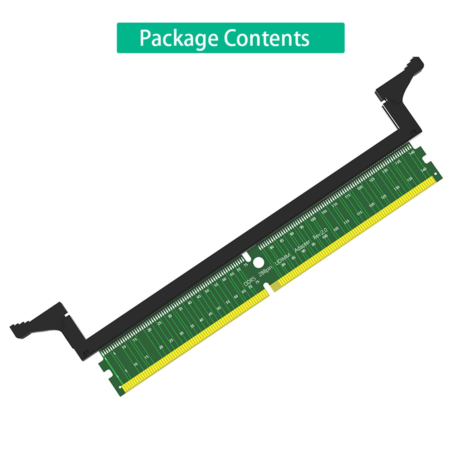 MOIDHSAG DDR5 UDIMM 288-Pin Desktop Memory Module - High-Speed RAM for PC Computers with Test Protection & Card Slot Adapters | Ideal for Gaming, Workstations & PC Upgrades